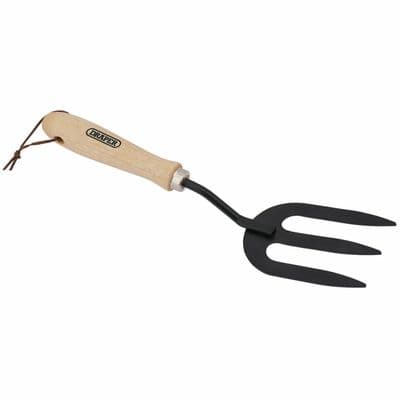 Draper Carbon Steel Weeding Fork with Hardwood Handle