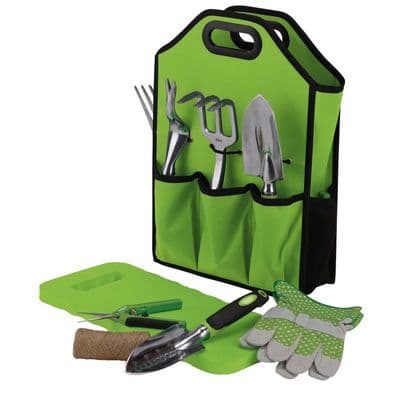 Draper Expert Aluminium Garden Tool Set with Storage Bag 11 Piece