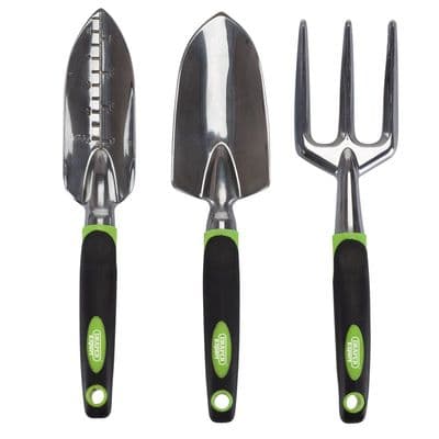 Draper Expert Aluminium Hand Fork and Trowel Set 3 Piece