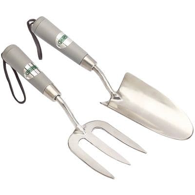 Draper Stainless Steel Hand Fork and Trowel Set
