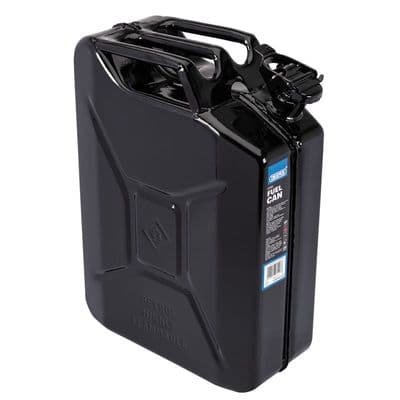 Draper Steel Fuel Can 20L Black