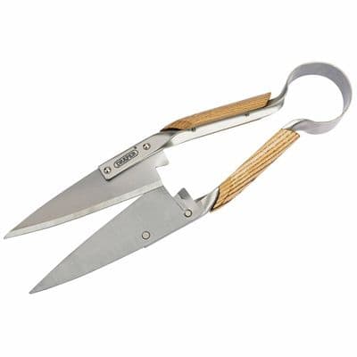 Draper Straight Edge Topiary Shears with Wood Handles