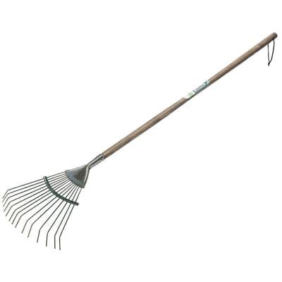 Draper Young Gardener Lawn Rake with Ash Handle