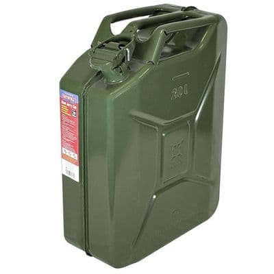 Faithfull Metal Petrol Jerry Can 20 Litre