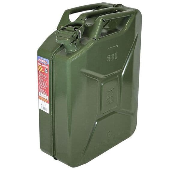 Faithfull Metal Petrol Jerry Can 20 Litre