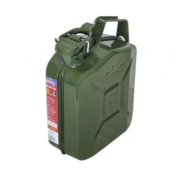 Faithfull Metal Petrol Jerry Can 5 Litre
