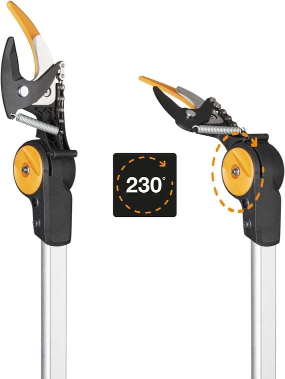 Fiskars 1023624 Power Gear Telescopic Tree Pruner UPX86