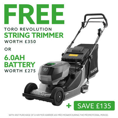 Hayter Harrier 41 Pro 60V Cordless  Lawnmower - Kit (378A)