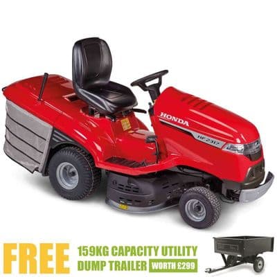 Honda HF 2317 HME 92cm Rear Collect Lawn Tractor + FREE TRAILER