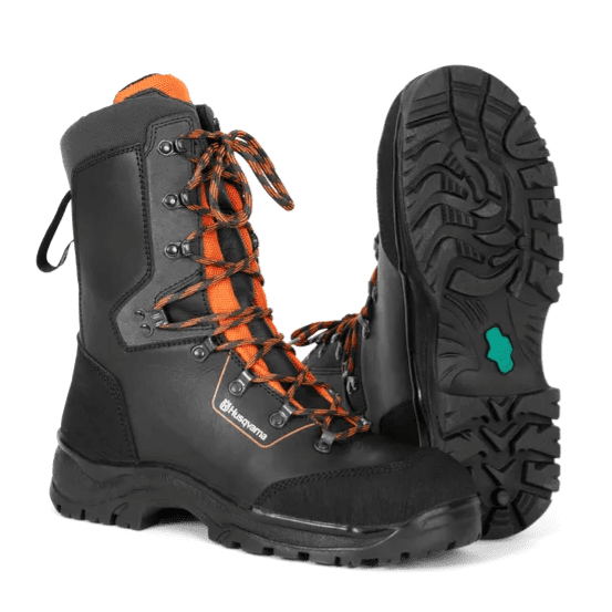 Husqvarna Classic Protective Leather Boots - With Saw Protection