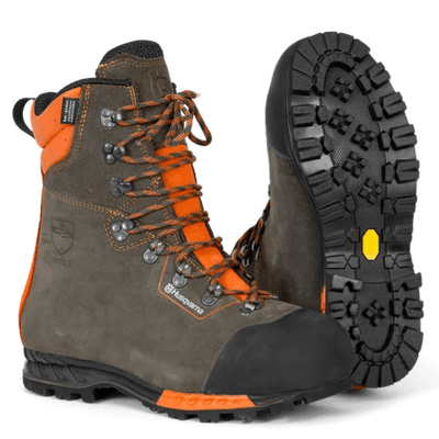 Husqvarna Protective Leather boots with saw protection, Functional 24