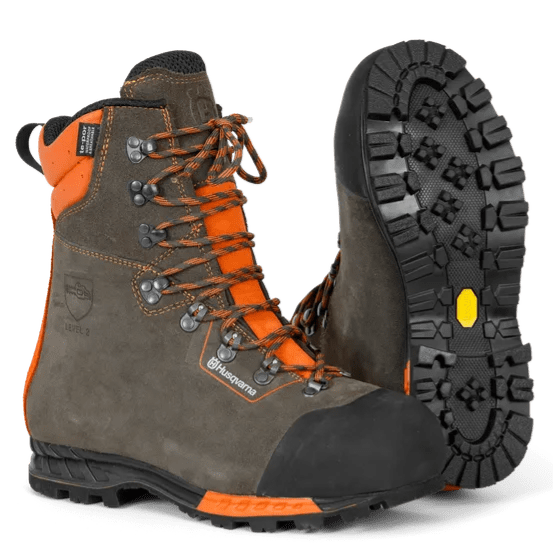 Husqvarna Protective Leather boots with saw protection, Functional 24