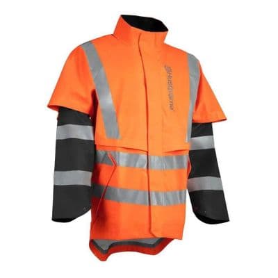 Husqvarna Rain Jacket Protect High Vis, Functional
