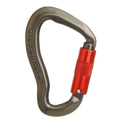 ISC KH452SS1 Gecko Supersafe Aluminium Carabiner