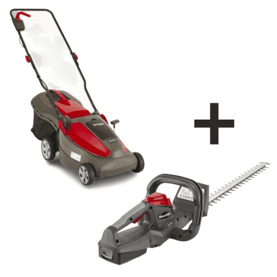 Mountfield Electress 38 Li (Kit) Cordless Lawnmower + MHT 20 Li Hedgetrimmer Package