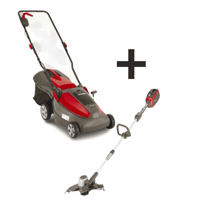 Mountfield Electress 38 Li (Kit) Cordless Lawnmower + MTR 20 Li Strimmer Package