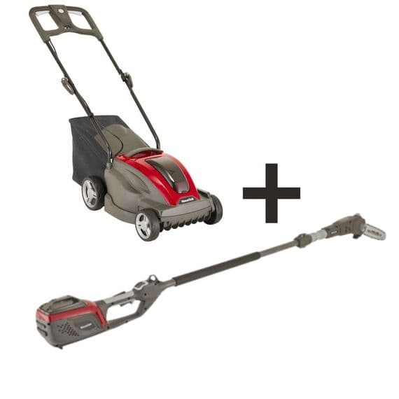 Mountfield Princess 34Li Cordless 38cm 4 Wheel Rear Roller Lawnmower