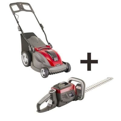 Mountfield Princess 38Li 38cm 48v Cordless Lawnmower + MHT 50 Hedgetrimmer Package