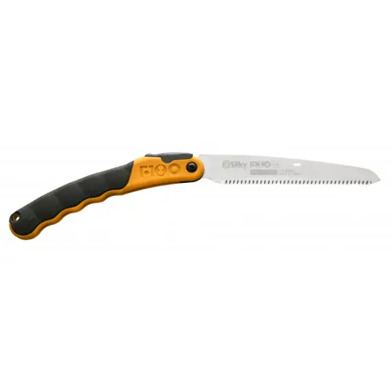 Silky Professional F180 Folding Hand Saw – 7.5'' Large Teeth Blade, 2 Adjustable Angles, Red Handle