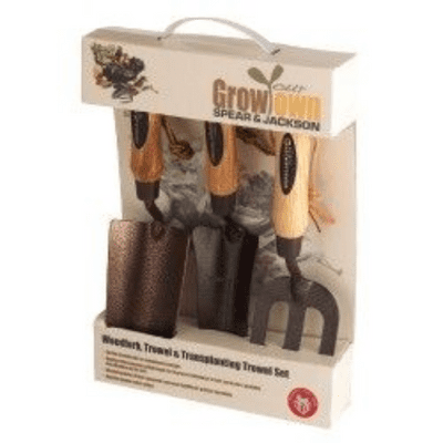 Spear & Jackson Elements Hand Trowel, Weedfork, and Transplanting Trowel