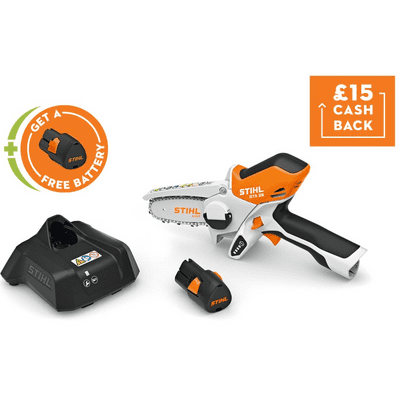 Stihl GTA 26 Battery Cordless Pruner Set + FREE BATTERY
