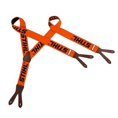 Stihl Orange Braces with Buttons, 120cm