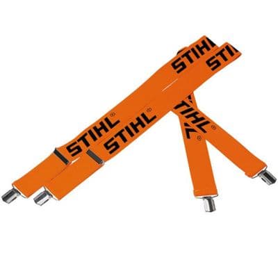 Stihl Orange Braces with Clips, 110cm