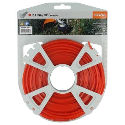 Stihl Square Strimmer Line 2.7 mm x 68m