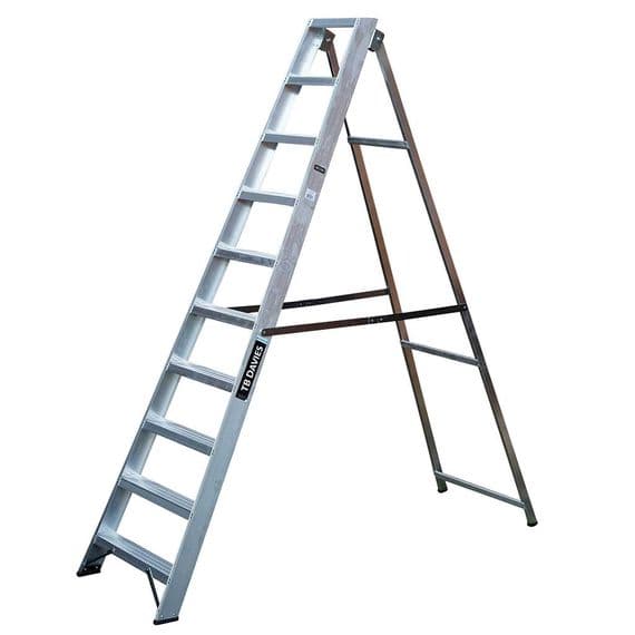TB Davies 10 Tread Professional Aluminium Swingback Step Ladder