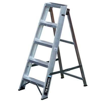 TB Davies 5 Tread Professional Aluminium Swingback Step Ladder