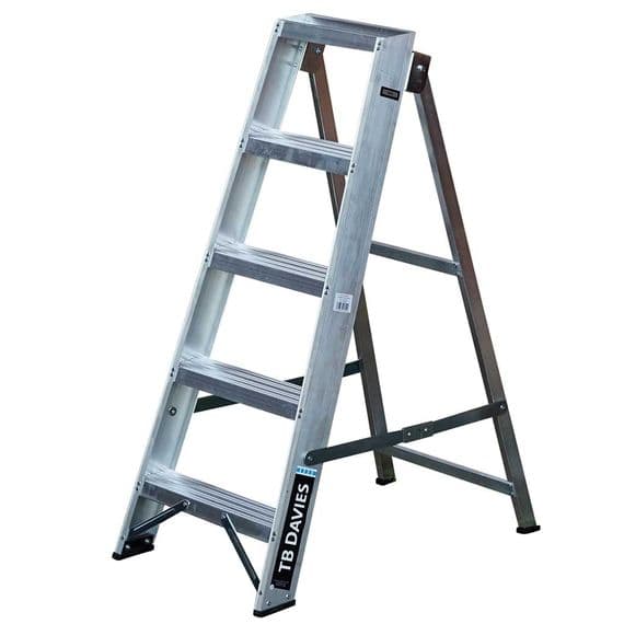 TB Davies 5 Tread Professional Aluminium Swingback Step Ladder