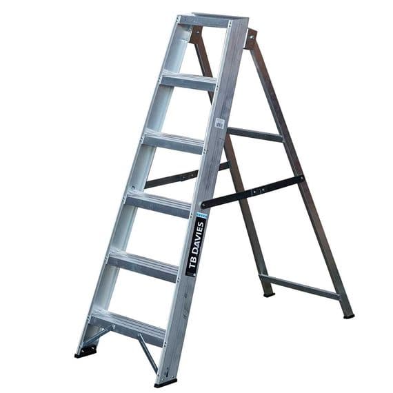 TB Davies 6 Tread Professional Aluminium Swingback Step Ladder