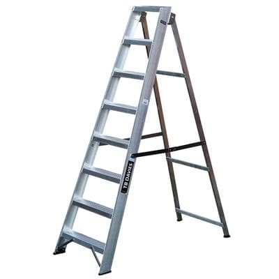 TB Davies 8 Tread Professional Aluminium Swingback Step Ladder