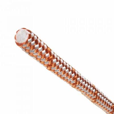 Teufelberger Sirius Bull Rope Orange/White 14mm 50 Metres