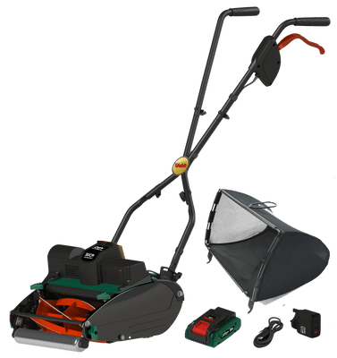 Webb 20v 30cm Cordless Cylinder Push Mower Kit WEV2012RB4