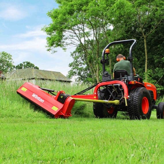 Winton W-VF Offset Verge Flail Mower Tractor Attachment