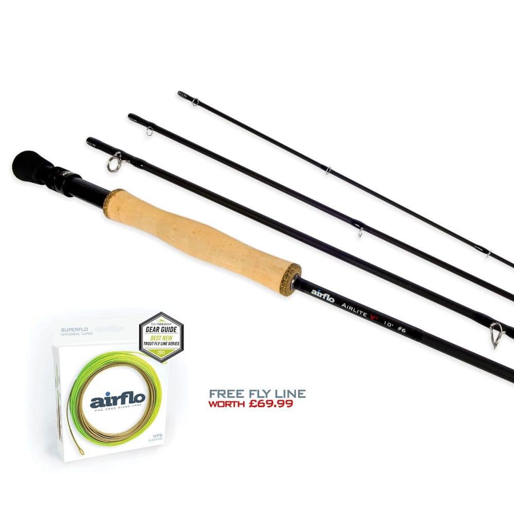 Airflo Airlite V2 Single Handed Rods with FREE Airflo Superflo