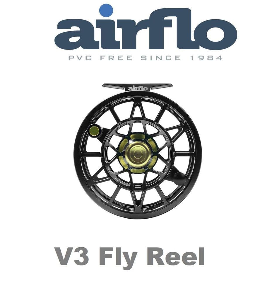 airflo delta fly reel SWITCH Mayfly Outdoors arbor design Airflo Switch Reel Black -
