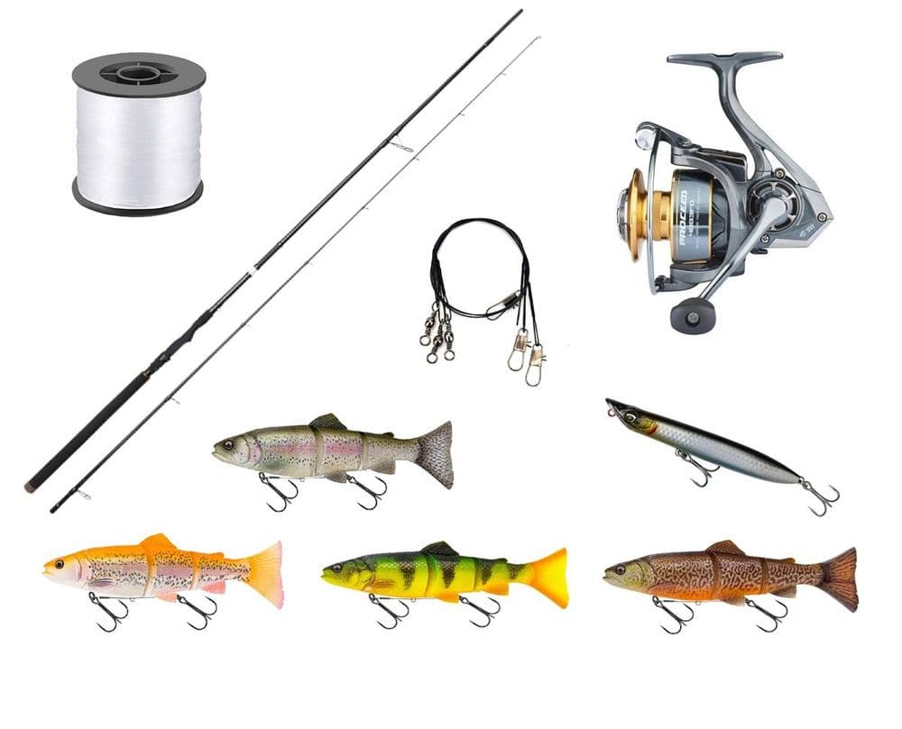 Complete Pike Predator Fishing Spin Outfit - SAVE £100
