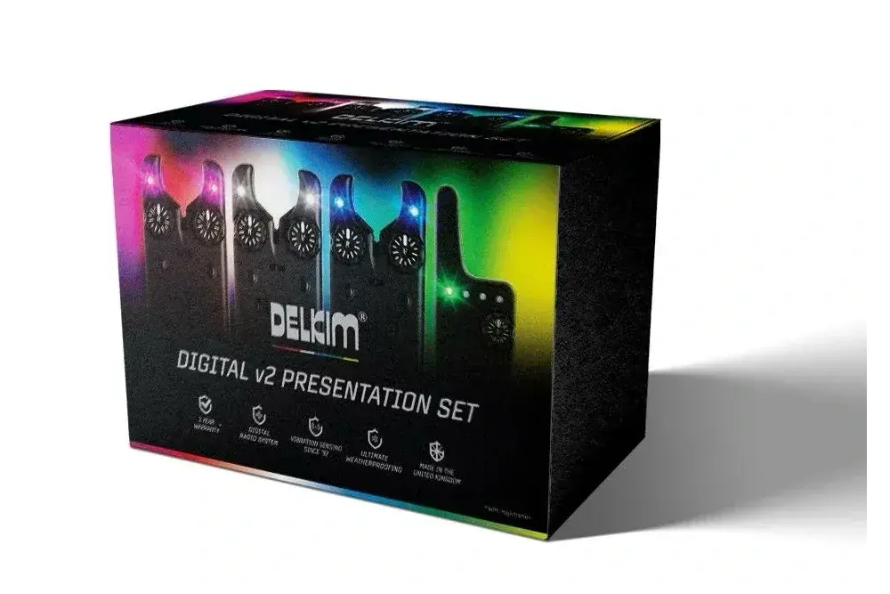 Delkim Txi-D v2 Digital 3 Rod Presentation Set with Changeable LEDs