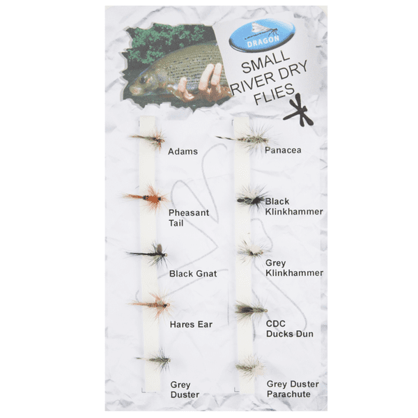 Dragon Small River Dry Flies Selection (ZEDR141)