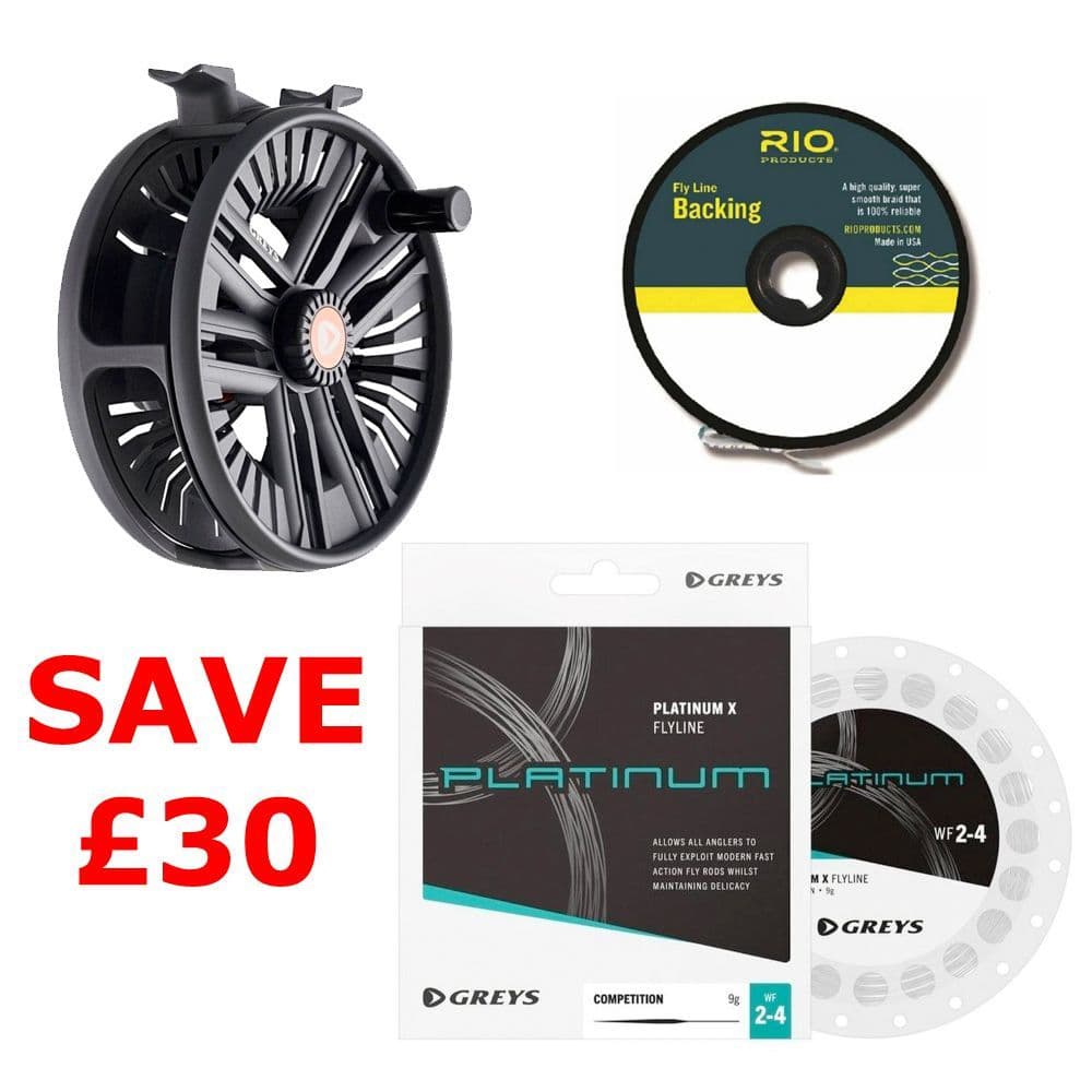Greys Fin Fly Reel WIth Euro Nymph Line-SAVE £30