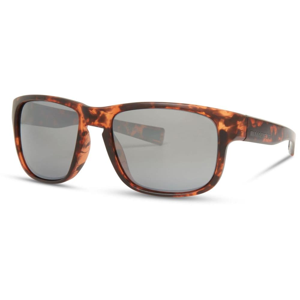 Madison Signal Dark Tortoise Sunglasses-3 Polarised Lens Pac-Silver Mirror/Bronze/Yellow