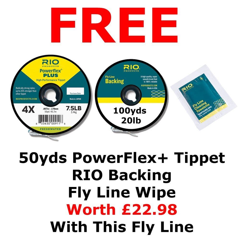 Premier RIO Gold XP Fly Line-With FREE Tippet Backing and Towelette