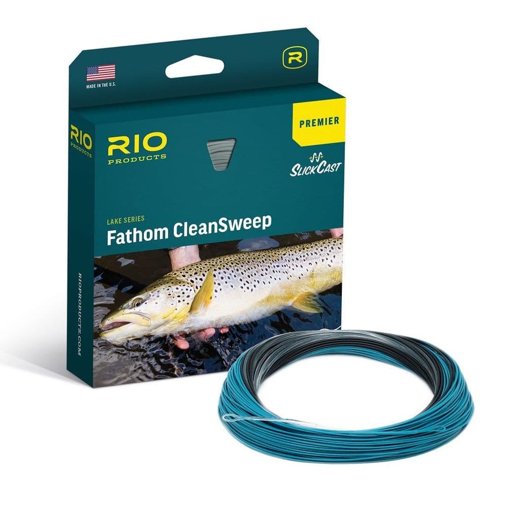 Rio Premier Fathom CleanSweep Sinking Fly Lines-With FREE Tippet, Backing and Towelette