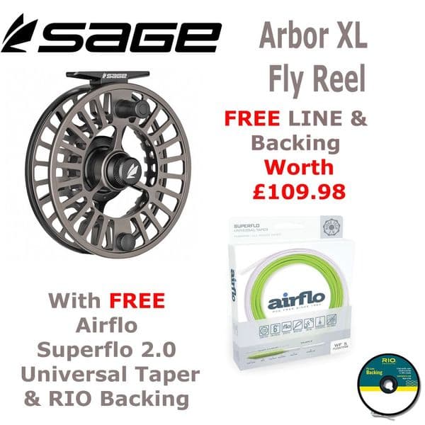 Sage Spectrum LT Fly Reel-With FREE Fly Line & Backing Worth £109.98
