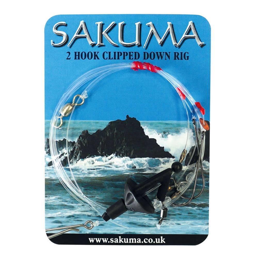 Sakuma Two Hook Clipped Down Rig