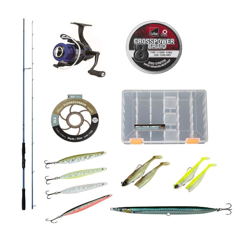 Savage Gear SG4 & Sakura  Reel Bass Lure Fishing Outfit