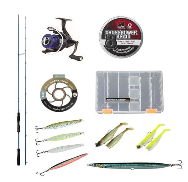 Savage Gear SG4 & Sakura Reel Bass Lure Fishing Outfit