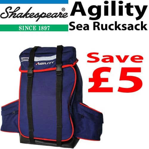 Shakespeare Agility Sea Rucksack - SAVE 5